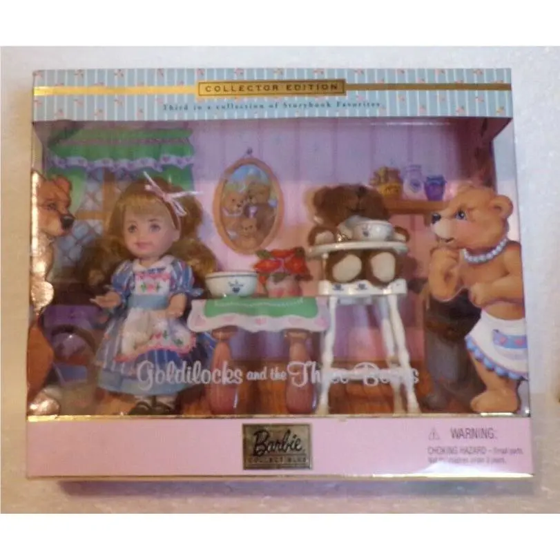 Look Mattel Goldilocks and The Three Bears Barbie Collector Edition Doll