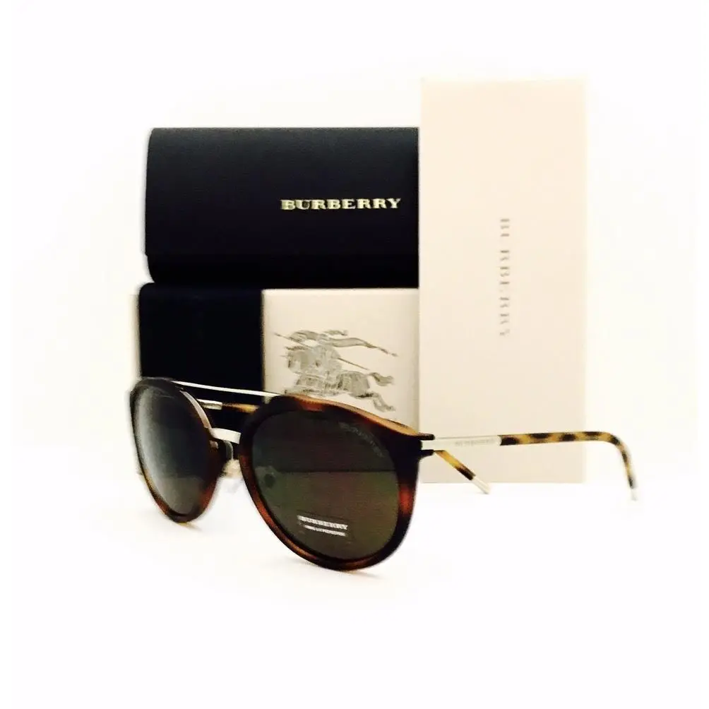 Burberry Sunglasses 4177 3453/73 Havana 56•19•140 with Case