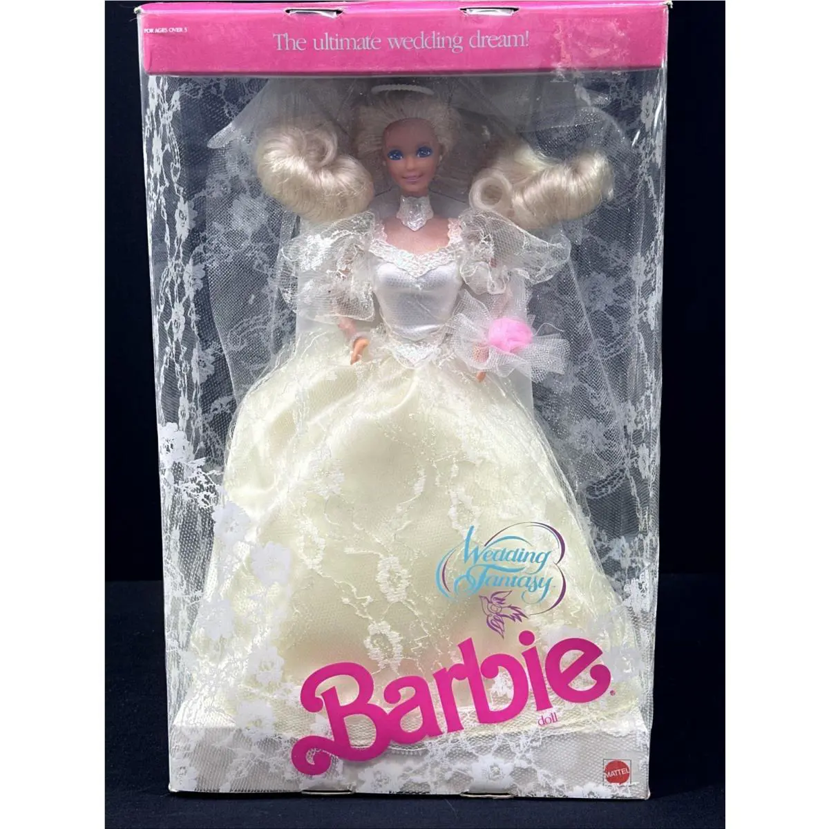 Wedding Fantasy Barbie Doll Mattel 2125 In Box Vintage 1989