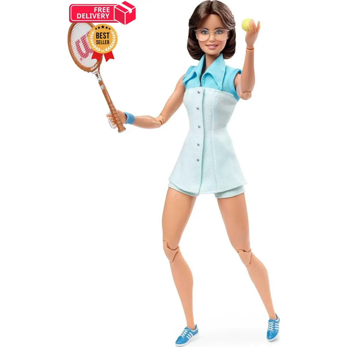 Barbie Inspiring Women Series Billie Jean King Collectible One Size Multi