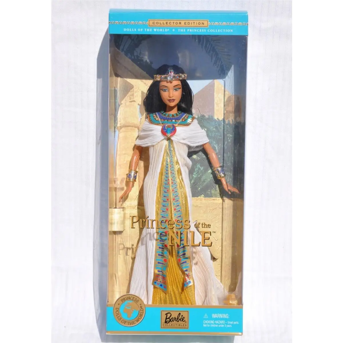 Princess of The Nile Barbie Dolls of The World Dotw Ancient Egypt 2001 53369