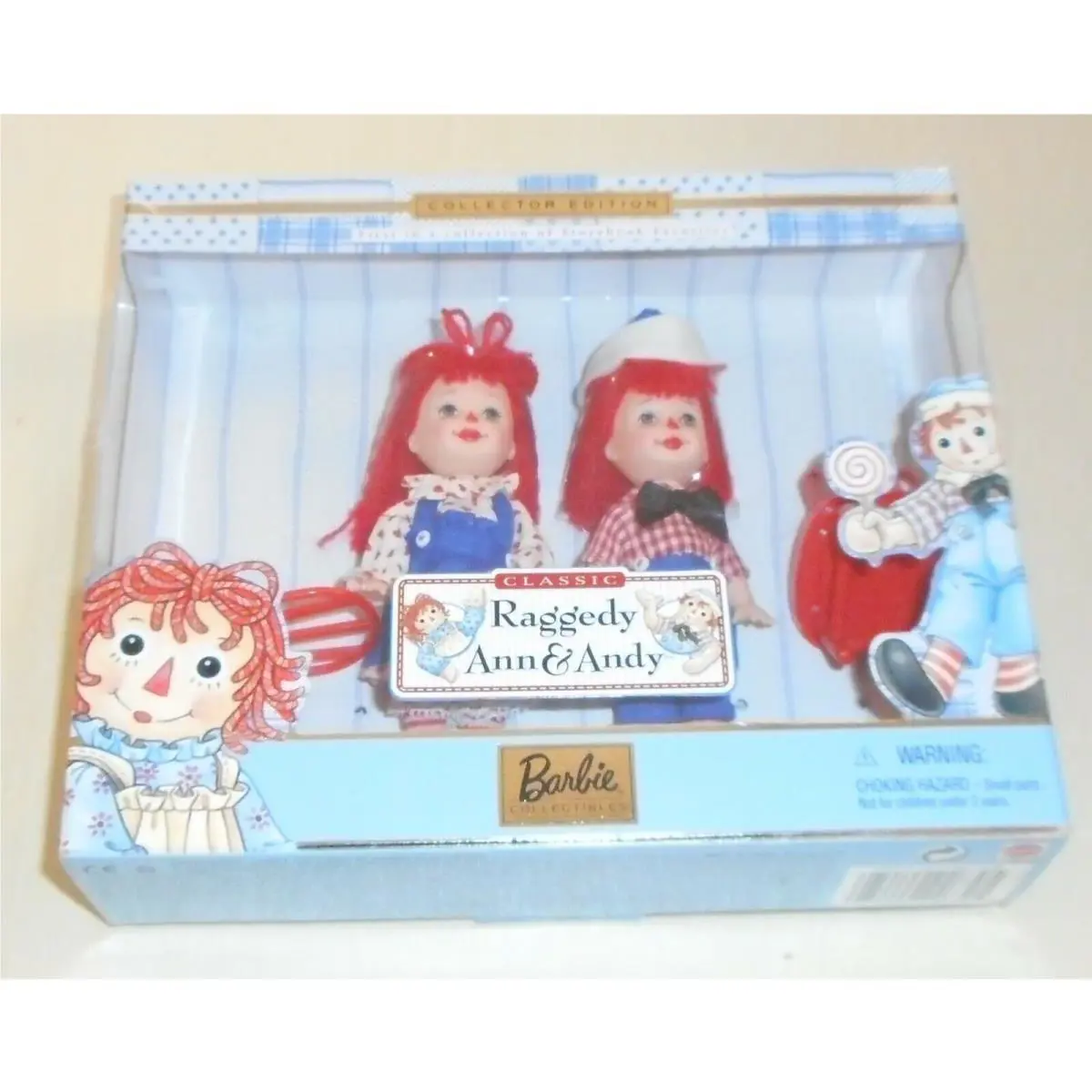 Lqqk 1999 Mattel 24639 Raggedy Ann Andy. Barbie Doll