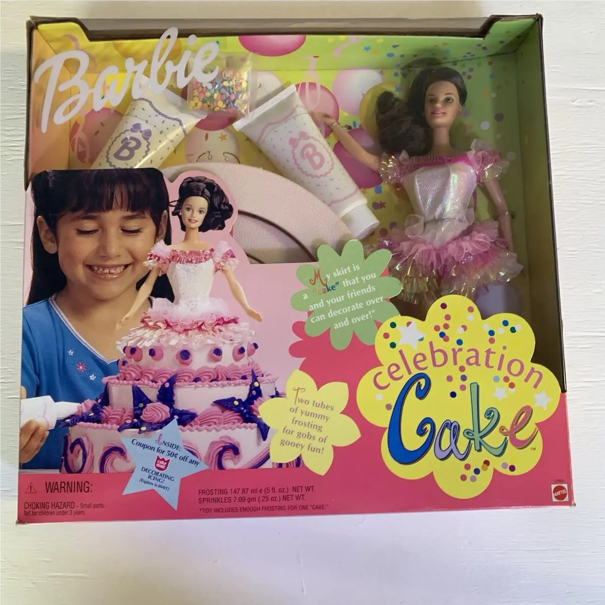 Vtg Barbie Celebration Cake Doll 1999 Mattel