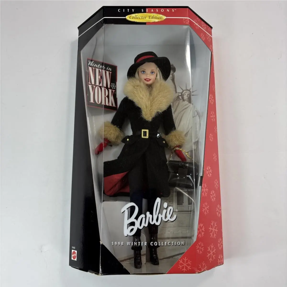 1997 Barbie Doll Winter York City Seasons Collection 19429 Mattel Vtg
