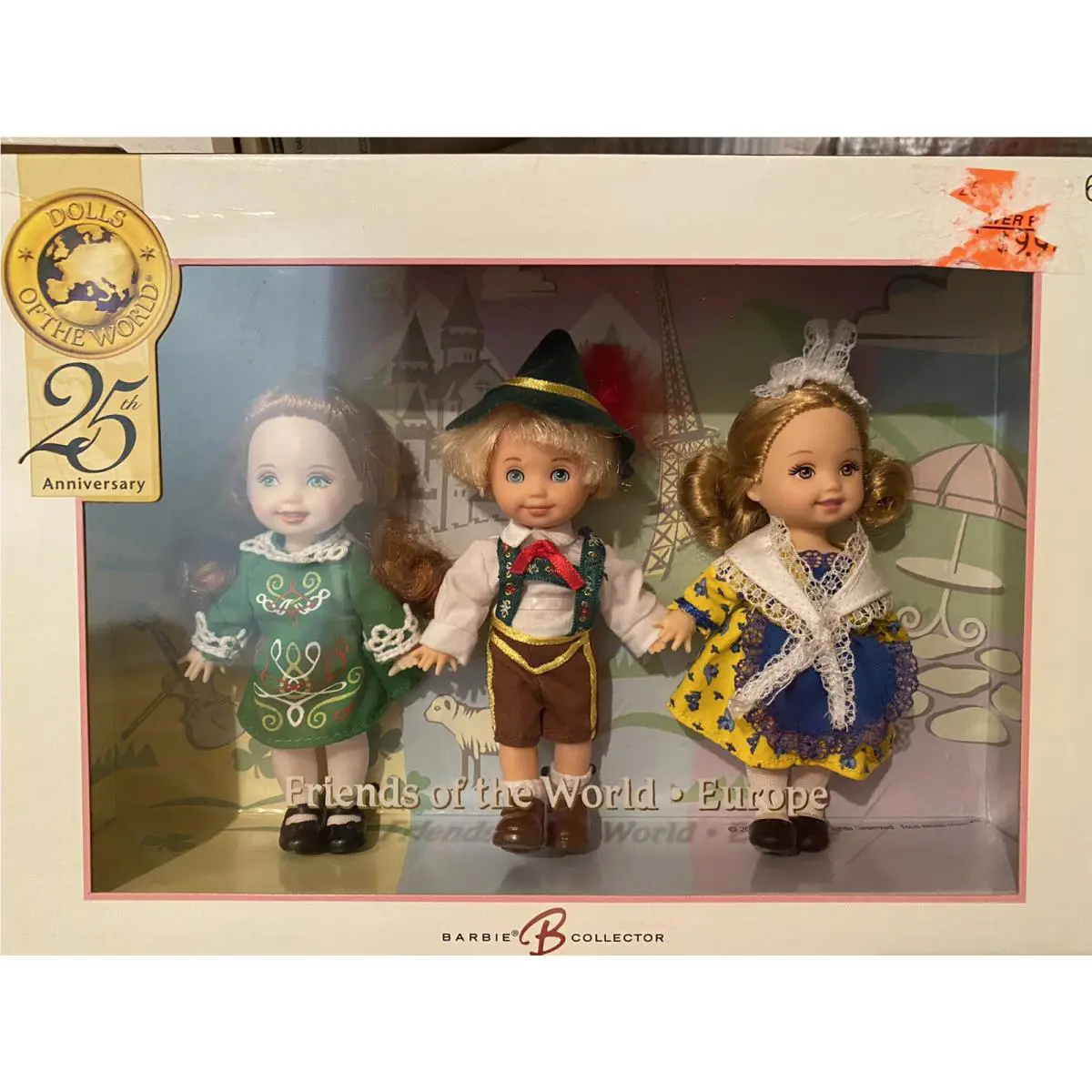 Barbie Friends of The World - Europe Pink Label 25th Anniversary Ed 2005