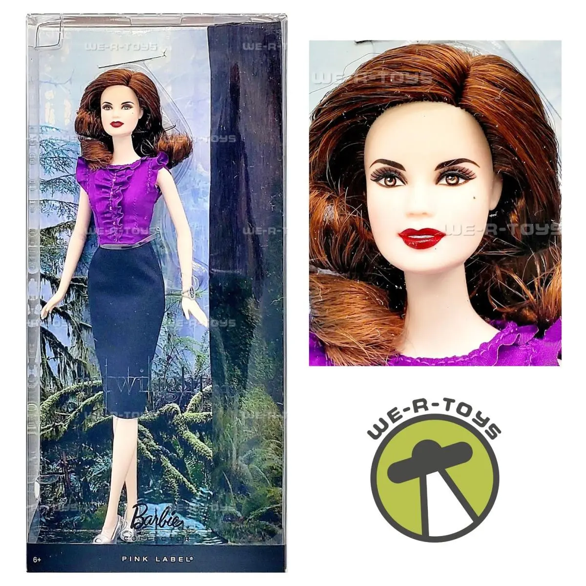 The Twilight Saga Breaking Dawn Esme Barbie Doll Pink Label 2012 Mattel X8247