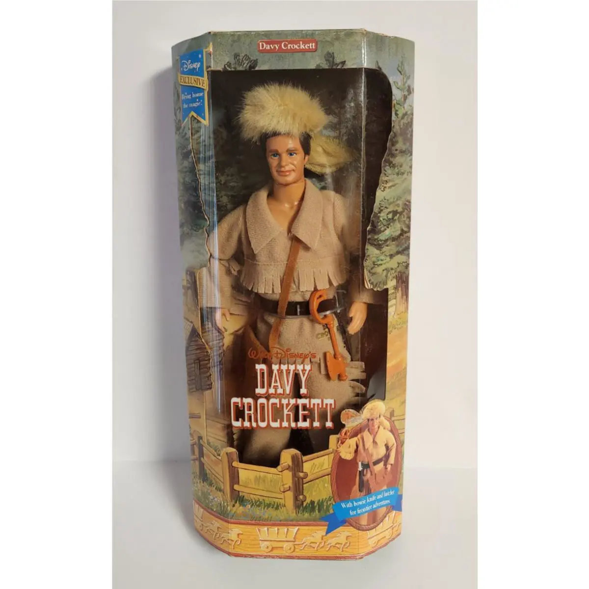1993 Davy Crockett Doll 10308 11.5 Tall Mattel Disney