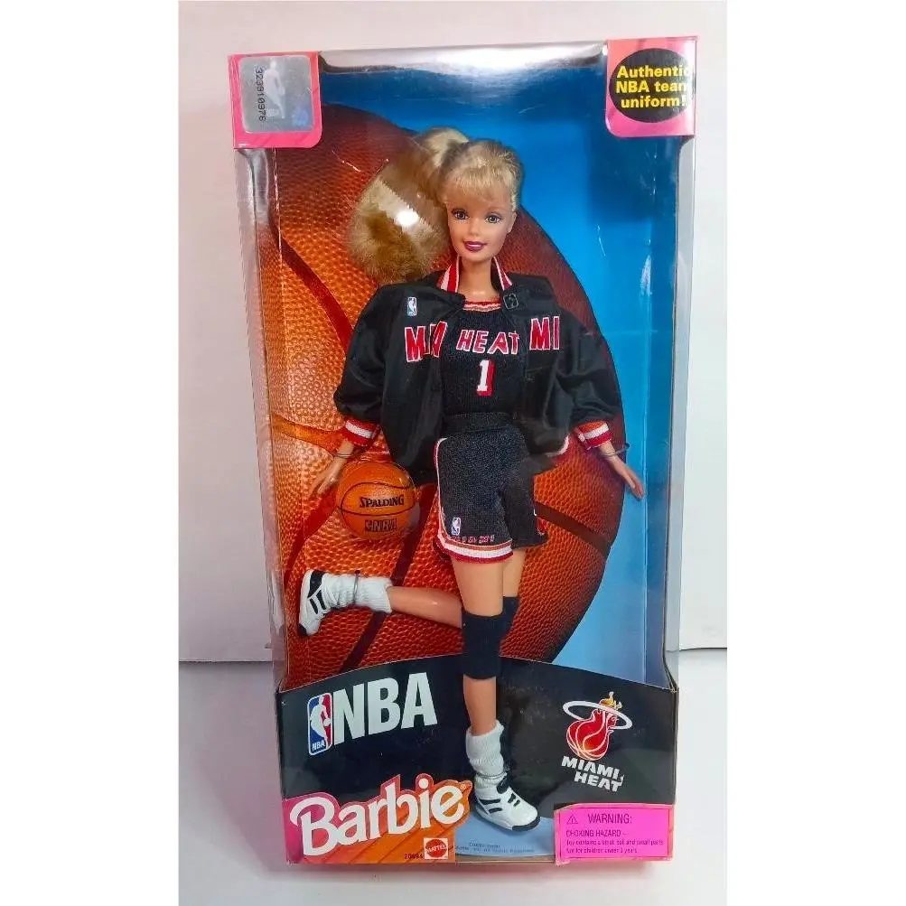 Vintage 1998 Nba Barbie Doll : Miami Heat - Nrfb