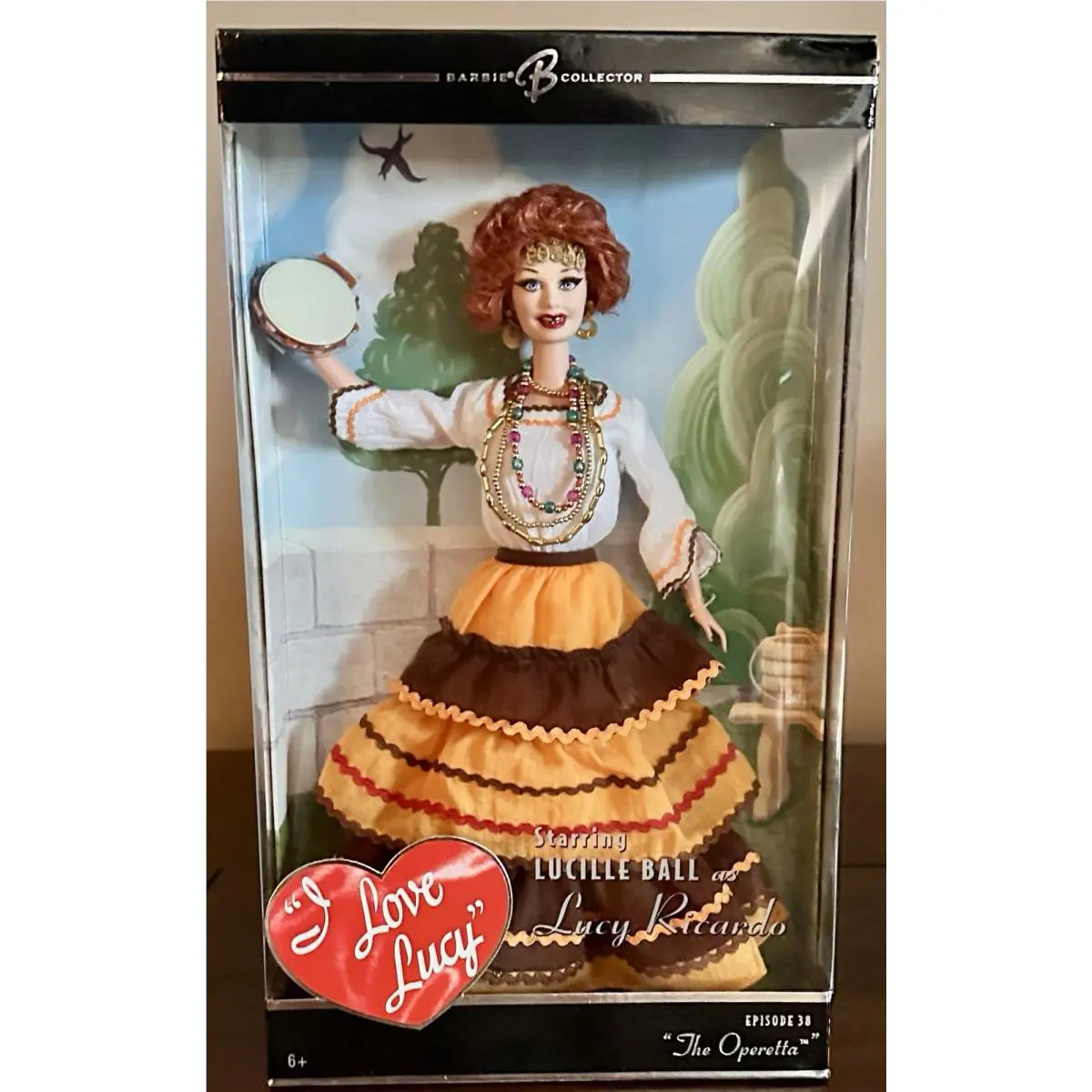 Barbie I Love Lucy The Operetta Doll Lucille Ball As Lucy Ricardo G8057 2005