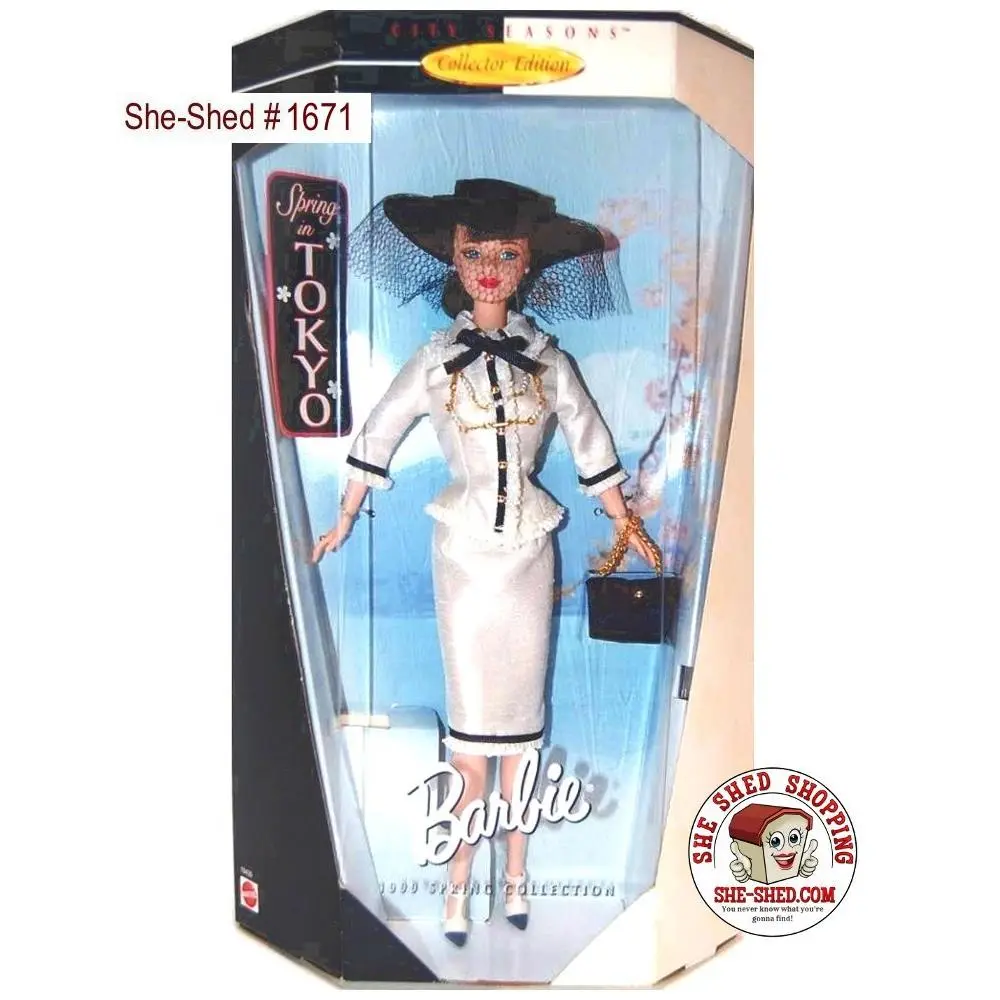 Barbie City Seasons Spring in Tokyo Doll 19430 Barbie Mattel Vintage 1999 Vgc