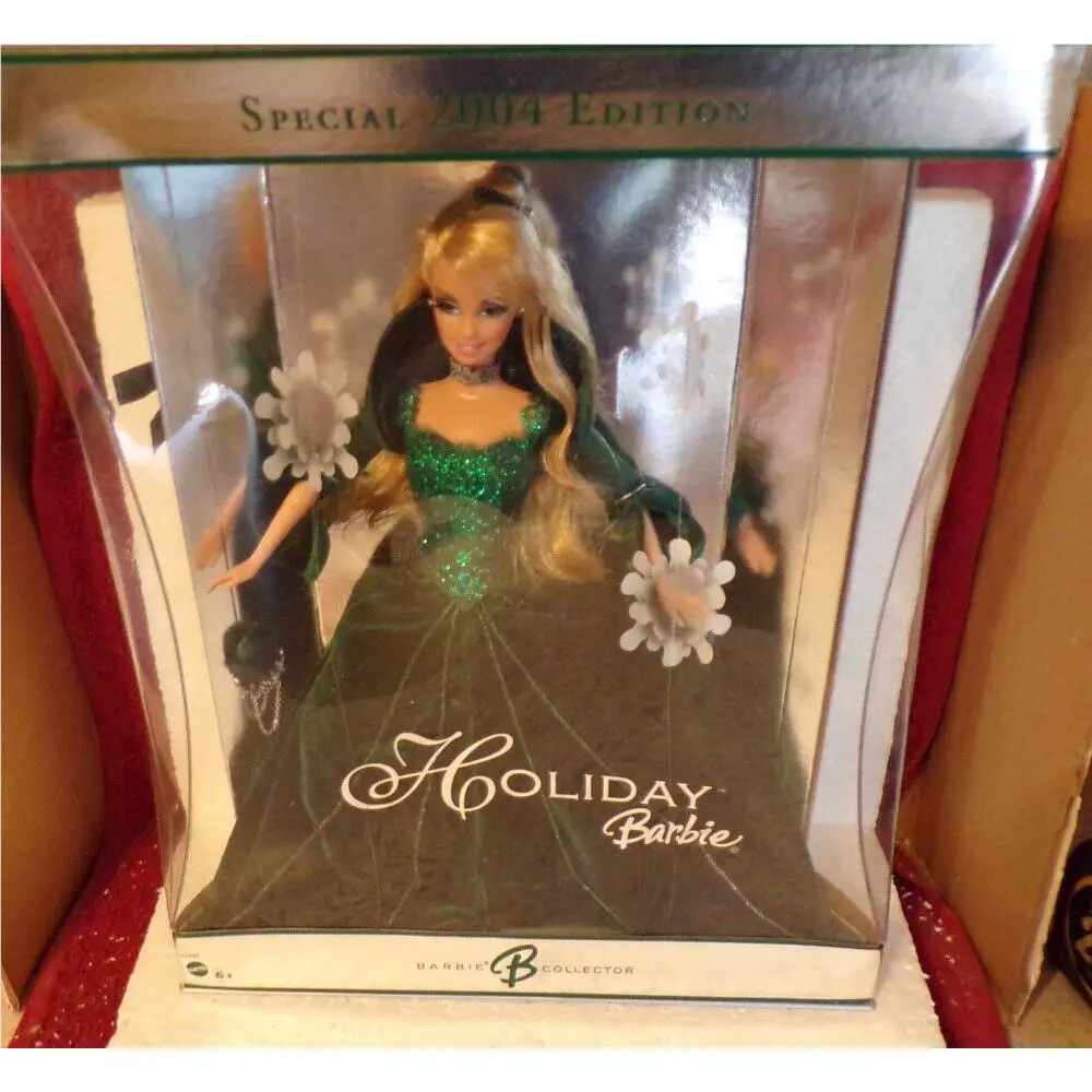 Look Mattel Special 2004 Edition Holiday Barbie Collector Doll