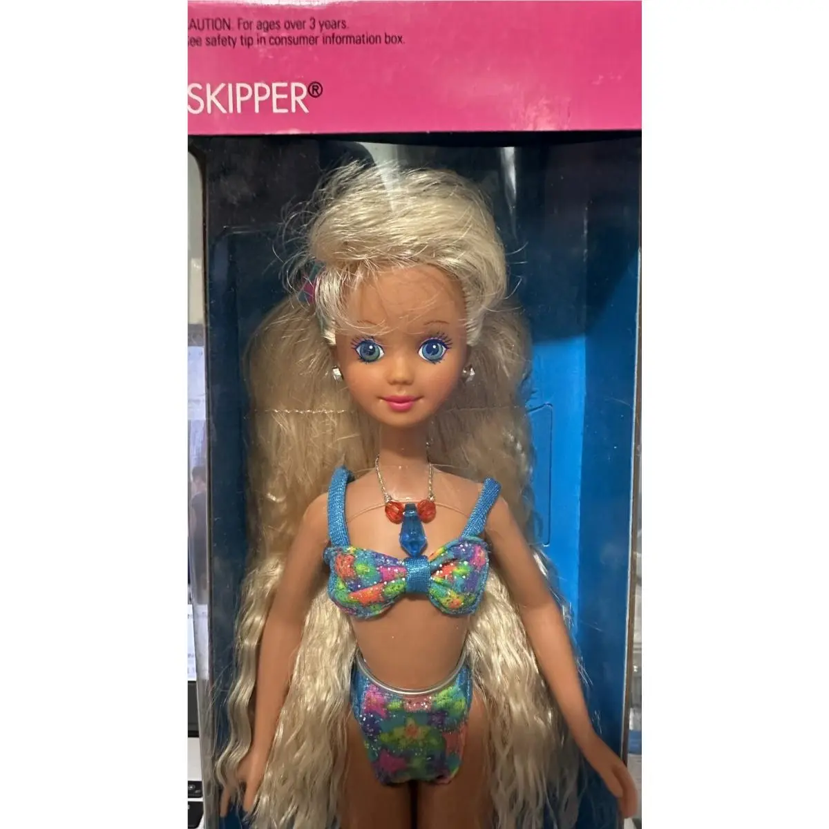 Barbie Glitter Beach Skipper Doll 1992 Mattel