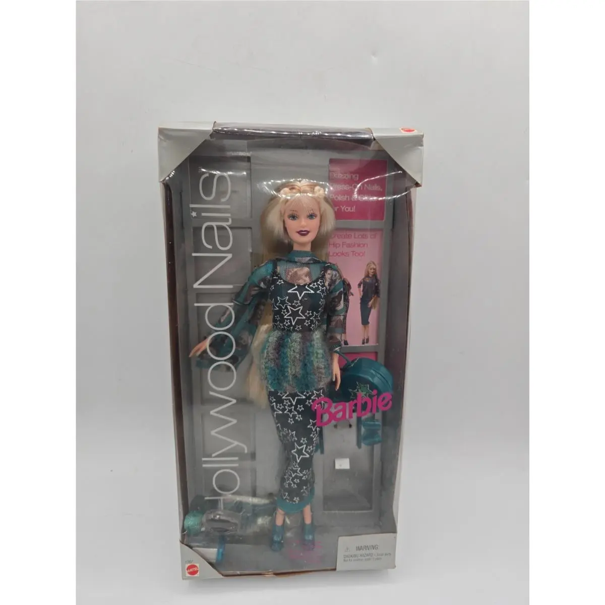 1999 Mattel Hollywood Nails Barbie Doll 17857 Vintage Nrfb See Photos
