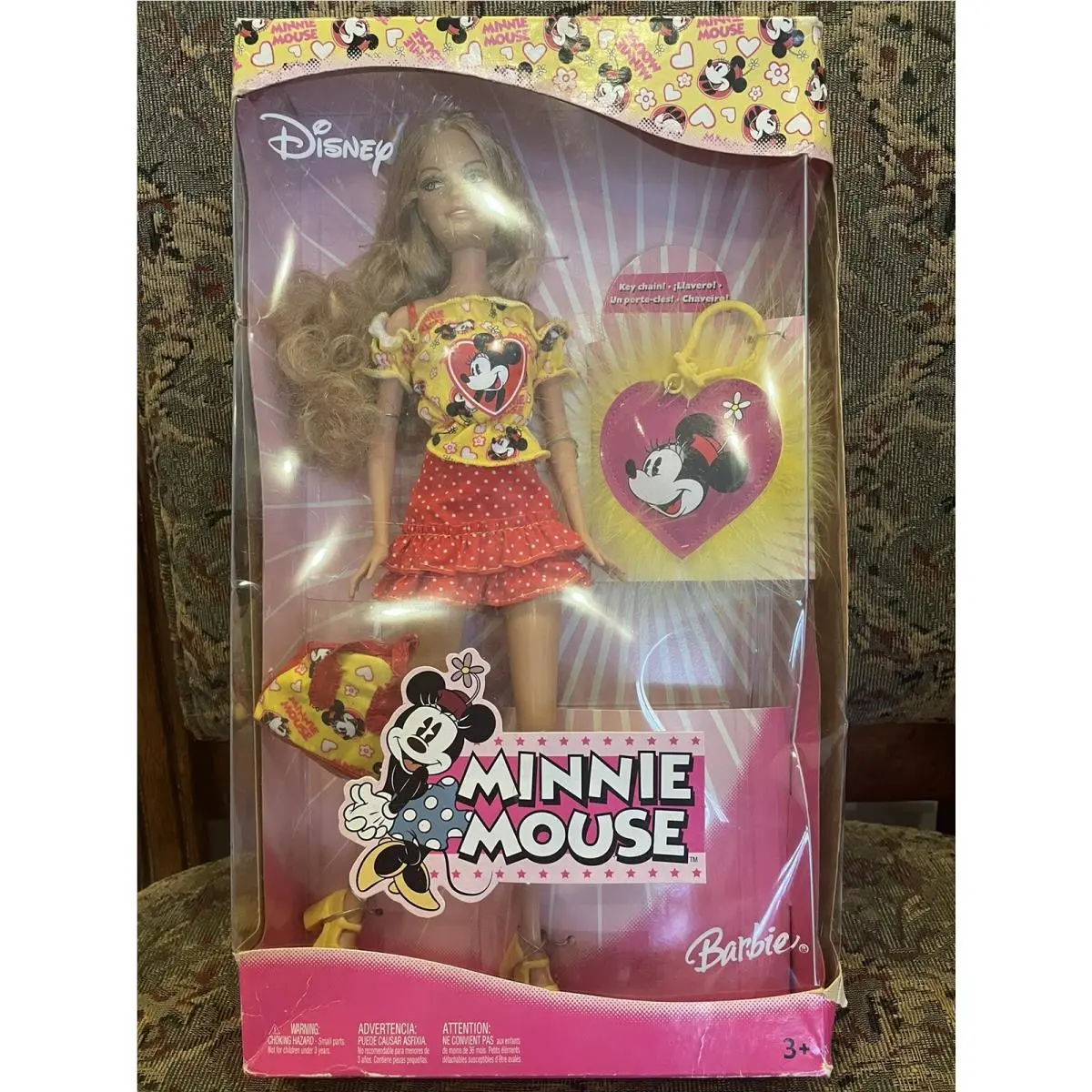Minnie Mouse Barbie Doll 2005 J0873 Nrfb