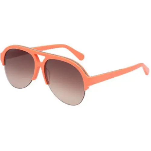 Stella Mccartney SC0030SA-004 Peach / Peach Gradient Sunglasses by Stella McCartney