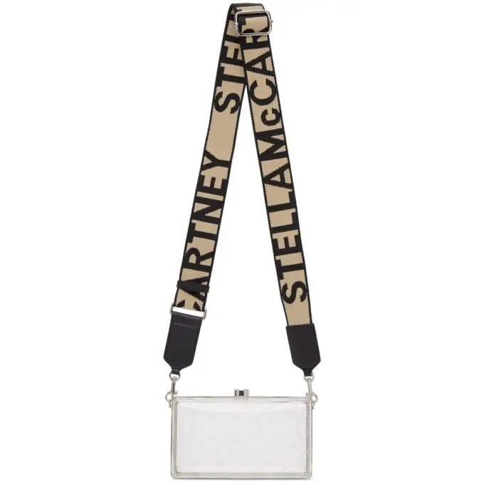 Stella Mccartney Clear Transparent Box Clutch Bag by Stella McCartney