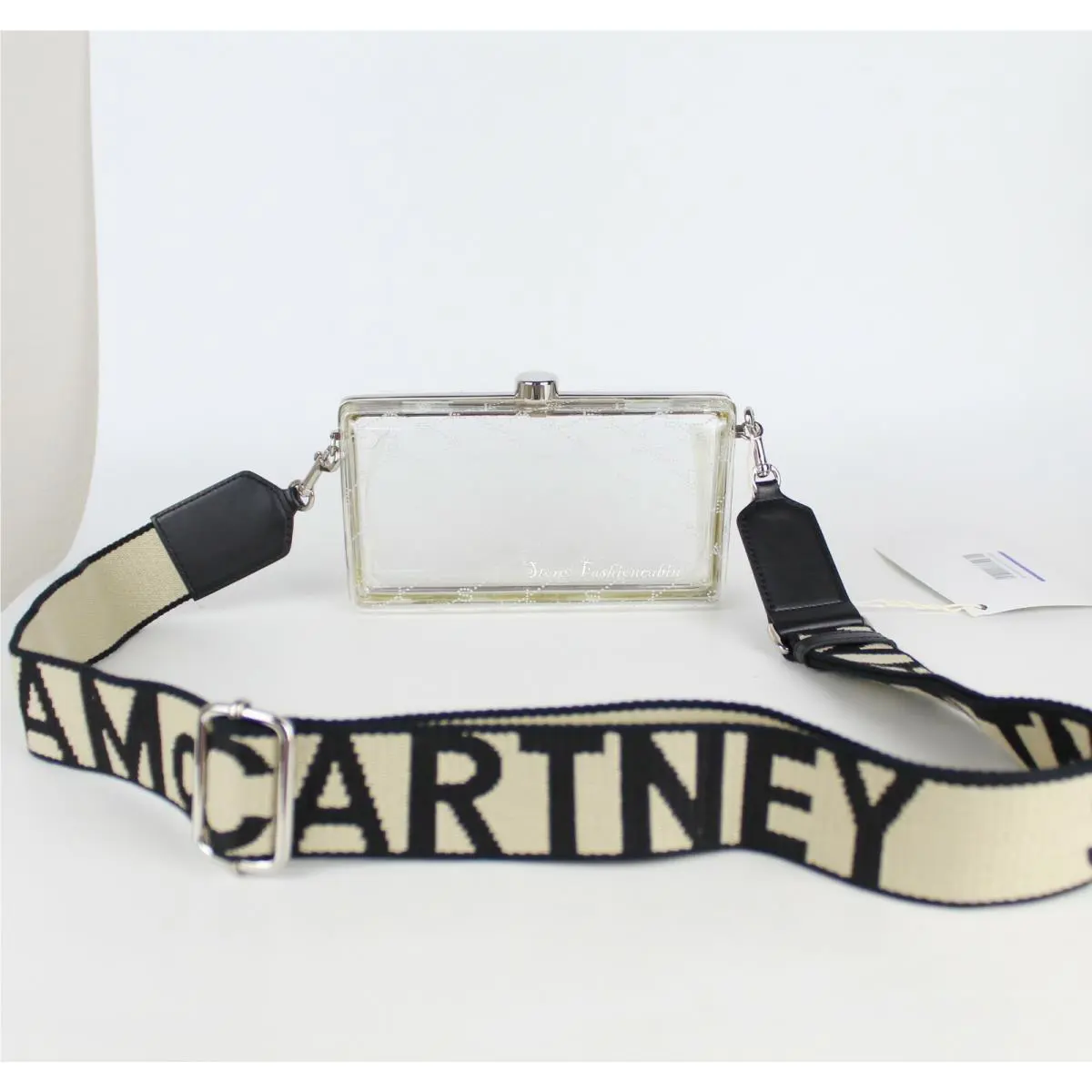 Stella Mccartney Logo Box Clutch Bag