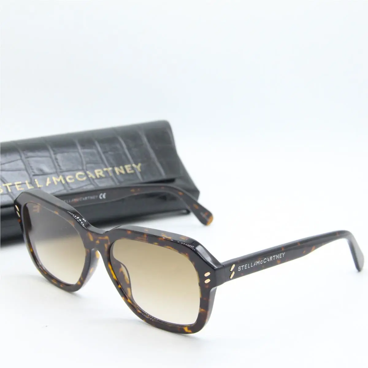 Stella Mccartney SC40003I 52F Brown Sunglasses W/case 56-16 by Stella McCartney