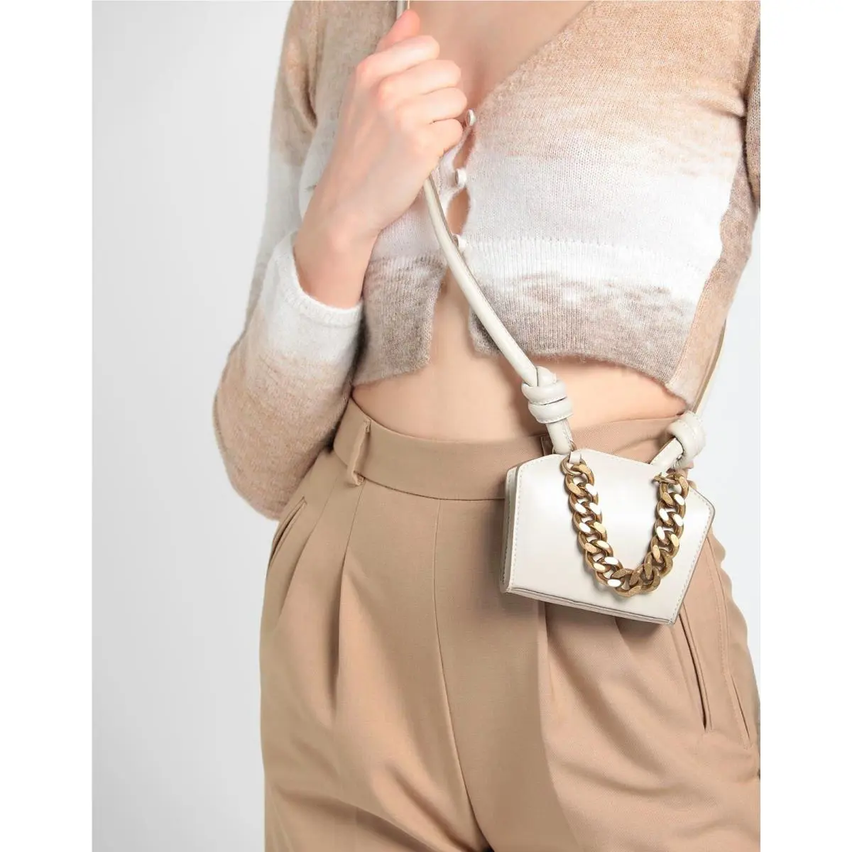 Stella Mccartney Micro Chunky Chain Shoulder Bag