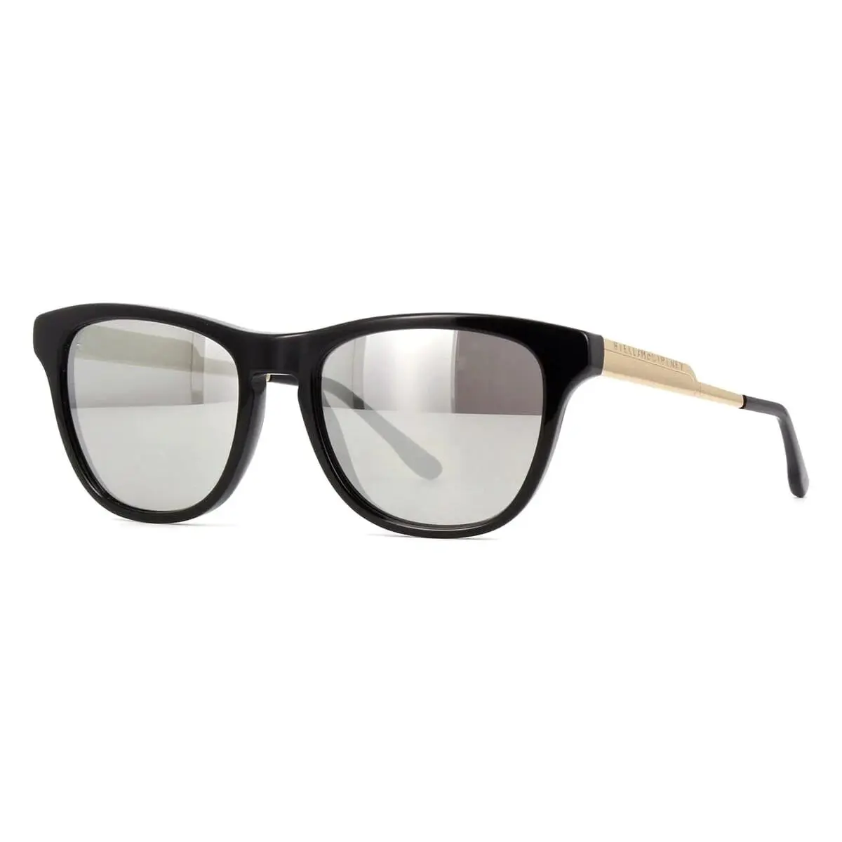 Stella Mccartney SM4048 2055/6G Black Gold / Clear Mirrored Sunglasses by Stella McCartney