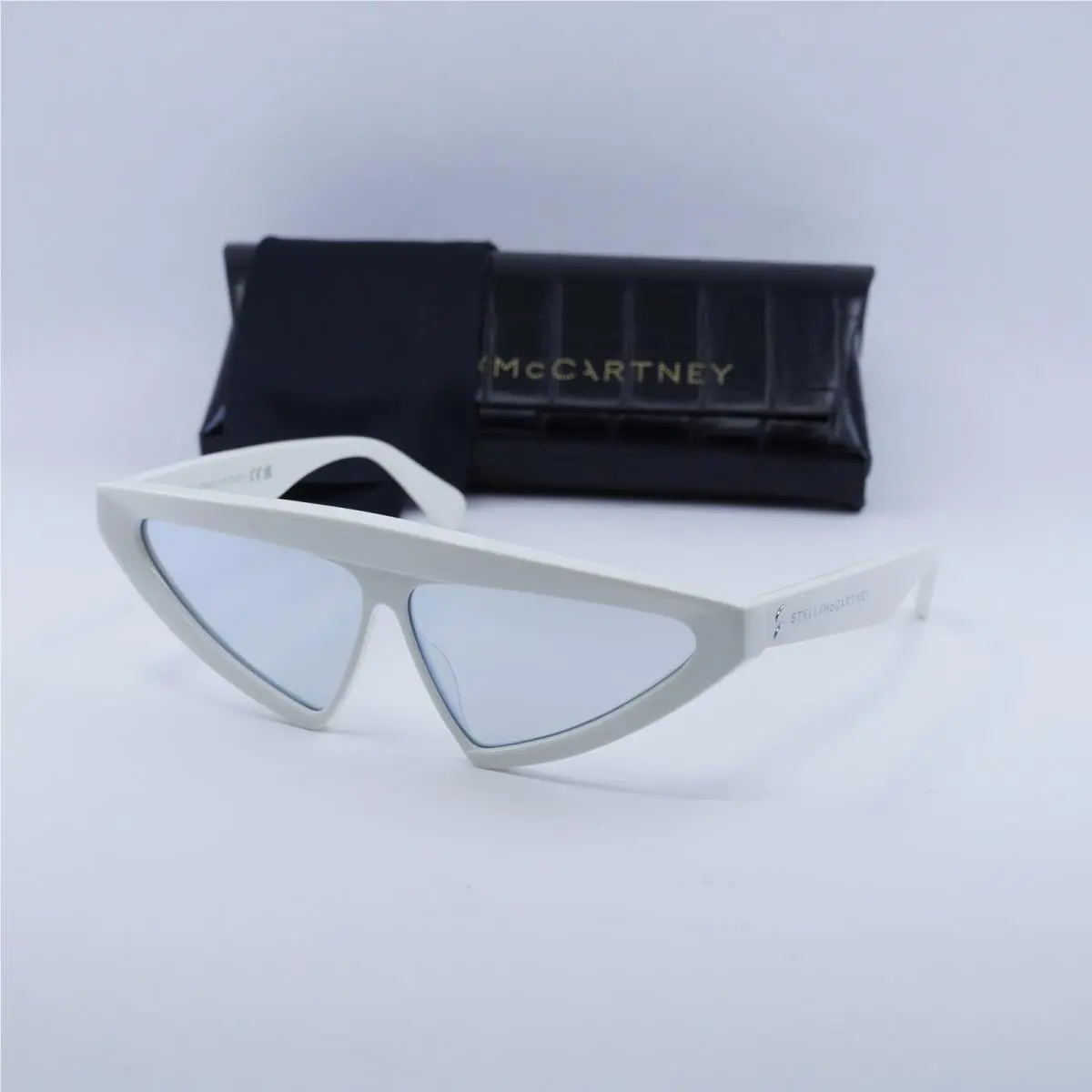 Stella Mccartney SC40045I 25C White/silver Mirror 61-09-135 Sunglasses by Stella McCartney