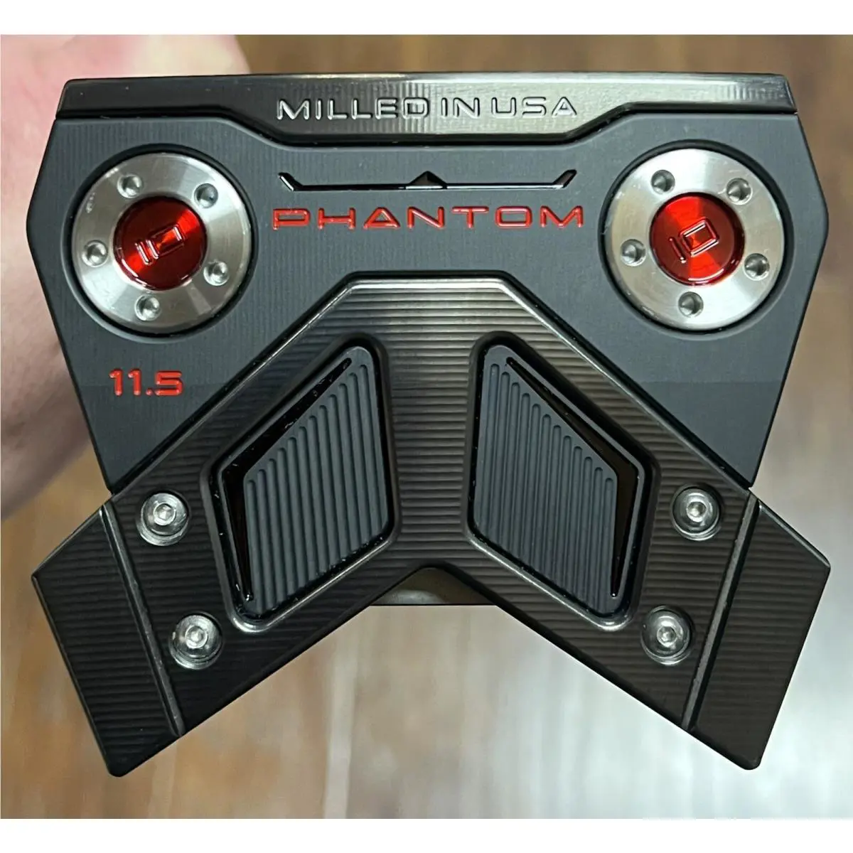 Scotty Cameron  - Phantom 11.5 - 2025 - Xtreme Dark Finish - DLC - Red, Lie Angle: Black 2