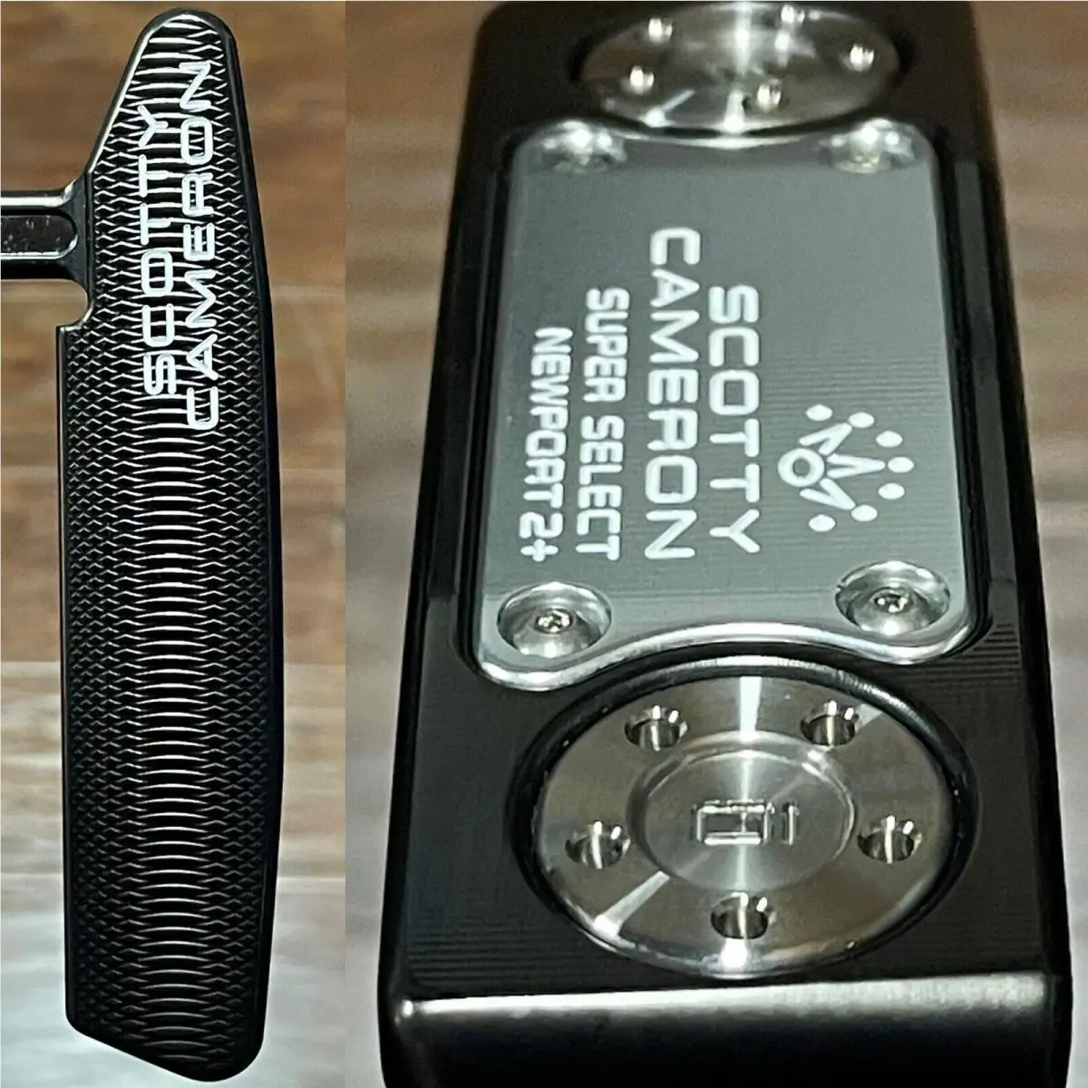 Scotty Cameron  - Super Select Newport 2 Plus - Stability Shaft - Xtreme Dark - DLC - White, Lie Angle: Black 1