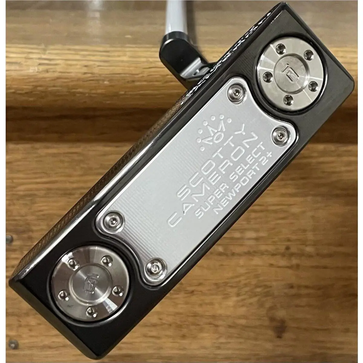 Scotty Cameron  - Super Select Newport 2 Plus - Stability Shaft - Xtreme Dark - DLC - White, Lie Angle: Black 3
