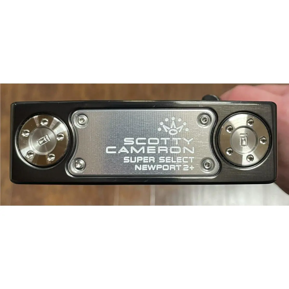 Scotty Cameron  - Super Select Newport 2 Plus - Stability Shaft - Xtreme Dark - DLC - White, Lie Angle: Black 6
