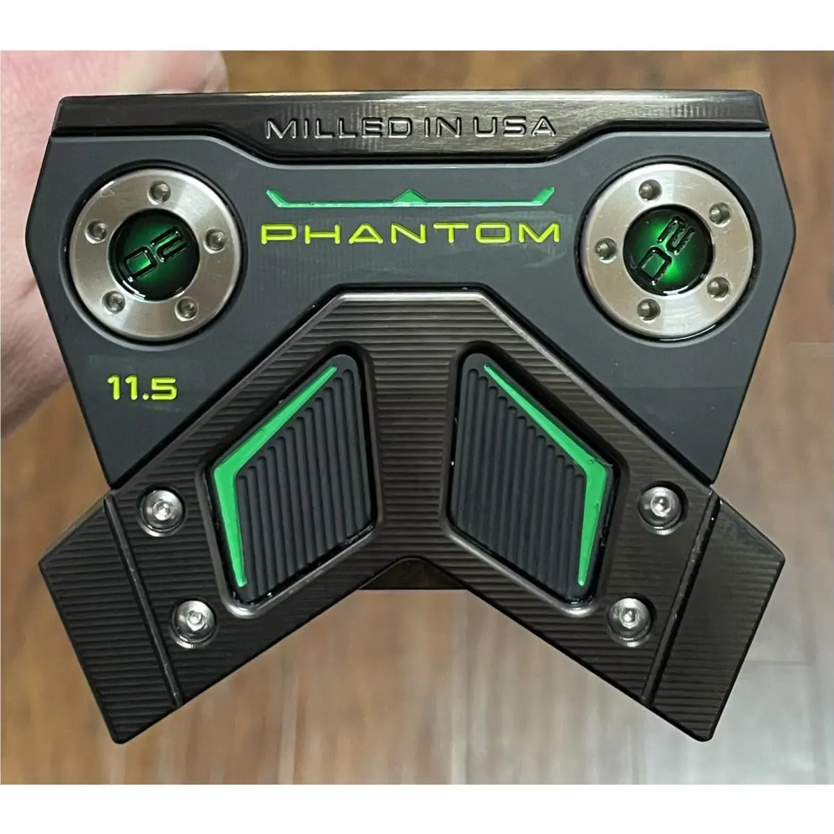 Scotty Cameron  - Phantom 11.5 - 2025 - Xtreme Dark Finish - DLC - Green, Lie Angle: Black 2