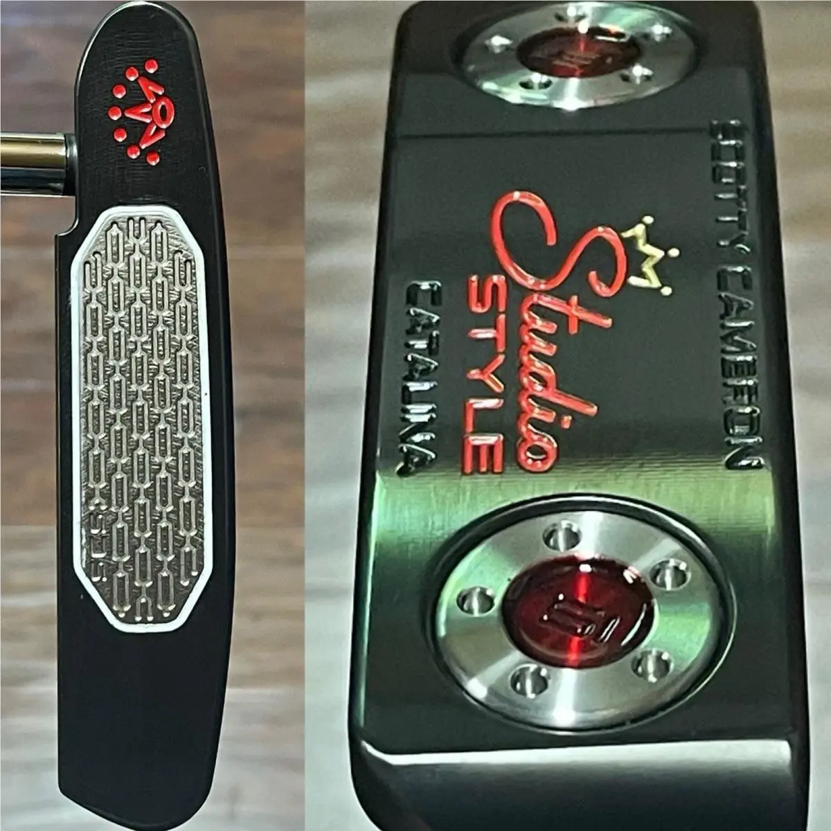 Scotty Cameron  - Studio Style Catalina - 2025 - SCS - Xtreme Dark Finish - DLC - Red, Lie Angle: Black 0