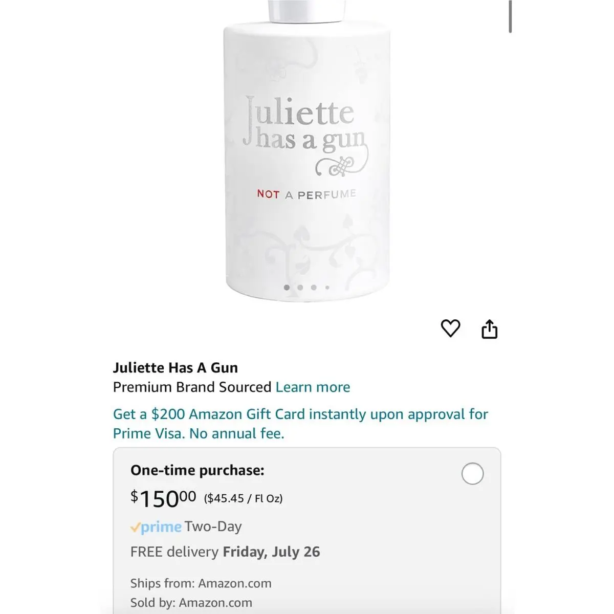 Juliette Has A Gun Not A Perfume Eau De Parfum Spray 3.3 Oz / 100 ml