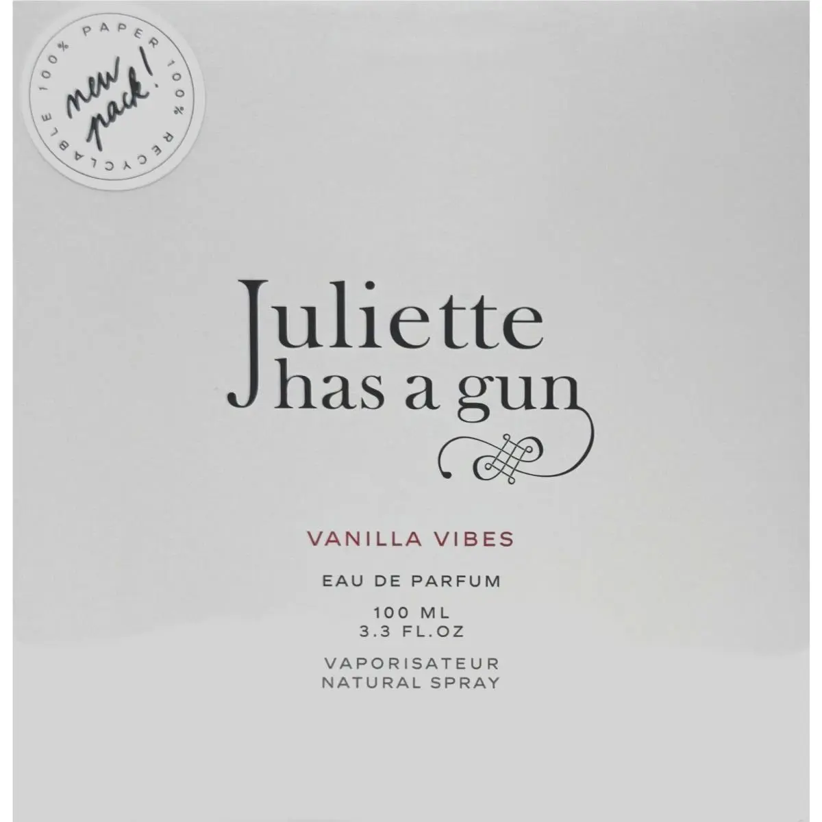 Juliette Has A Gun Vanilla Vibes Eau DE Parfum Spray 3.3 Oz / 100 ml