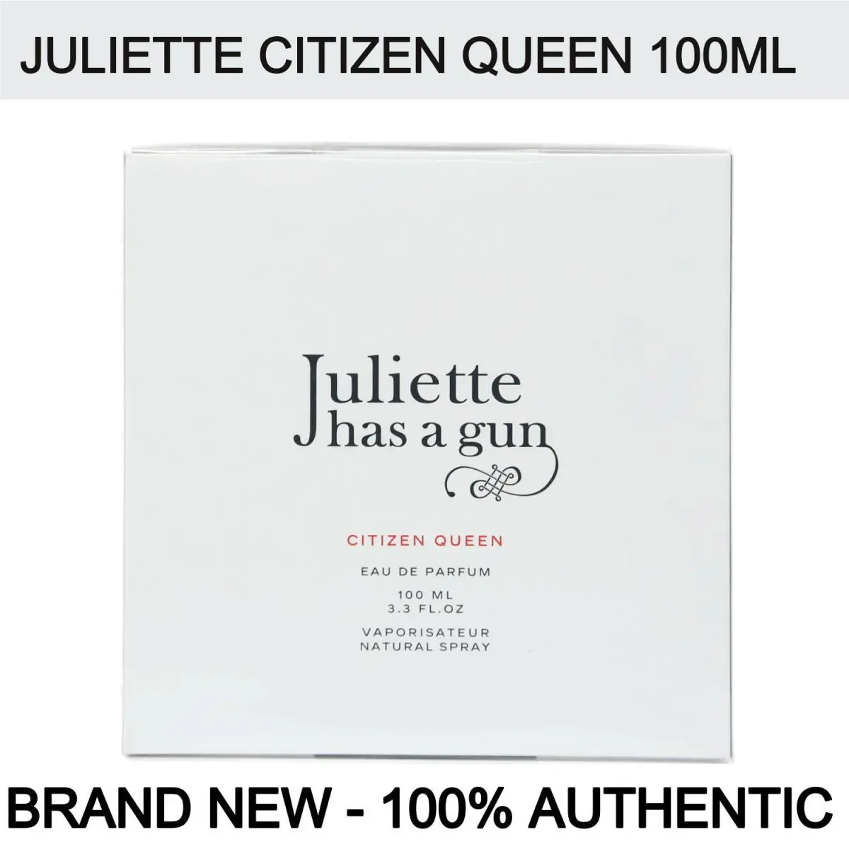 Citizen Queen Eau de Parfum Unisex 100ml Spray by Juliette Has a Gun