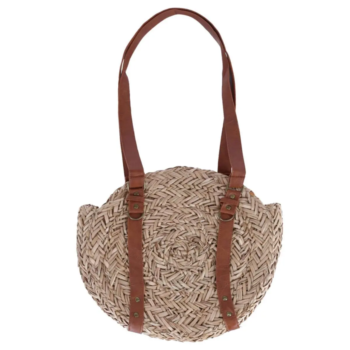 Marc Jacobs Bay Sky Women`s Round Seagrass Shoulder Handbag
