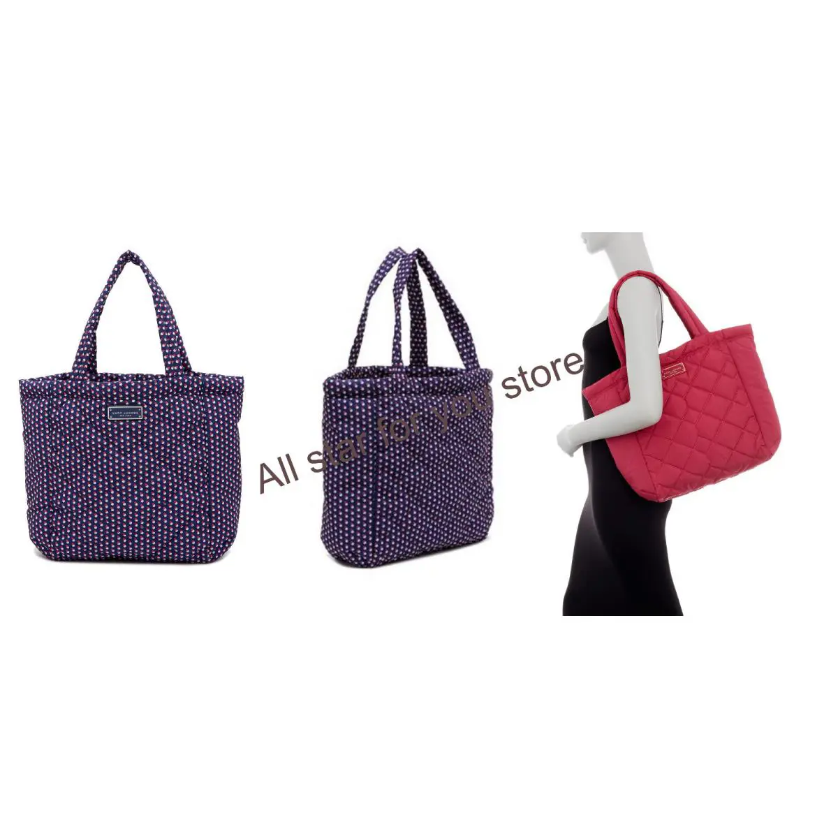 Marc Jacobs Tote Bag Quilted Geo Spot Tote
