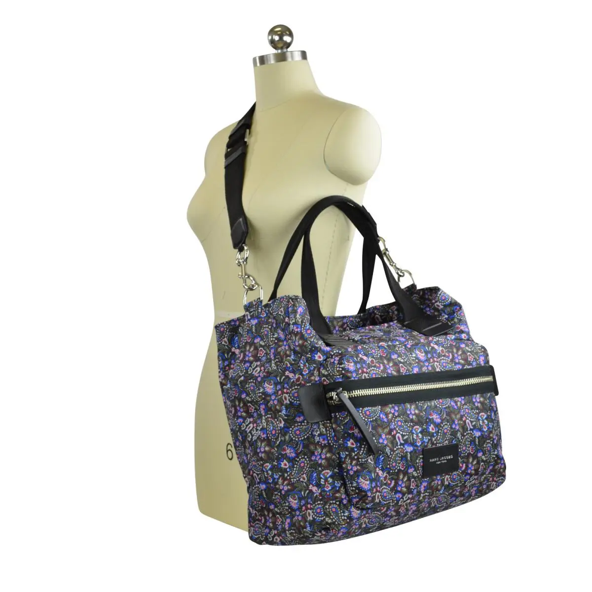 Marc Jacobs Garden Paisley Biker Baby Bag Purple Multi