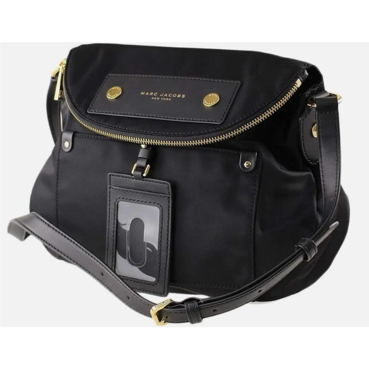 Marc Jacobs Preppy Natasha Black Nylon Crossbody Bag M0014625