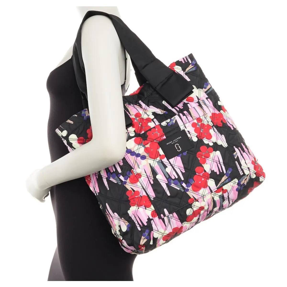 Marc Jacobs Bag Quilted Geo Spot Floral Knot Tote Large
