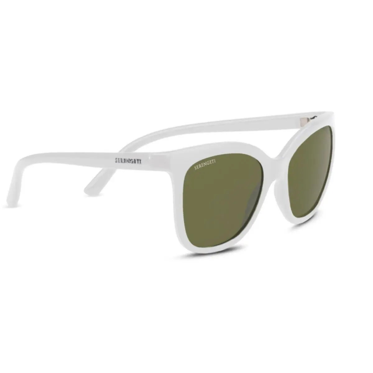 Serengeti Agata Women`s Cat Eye Sunglasses - Mineral Glass Polarized Lens