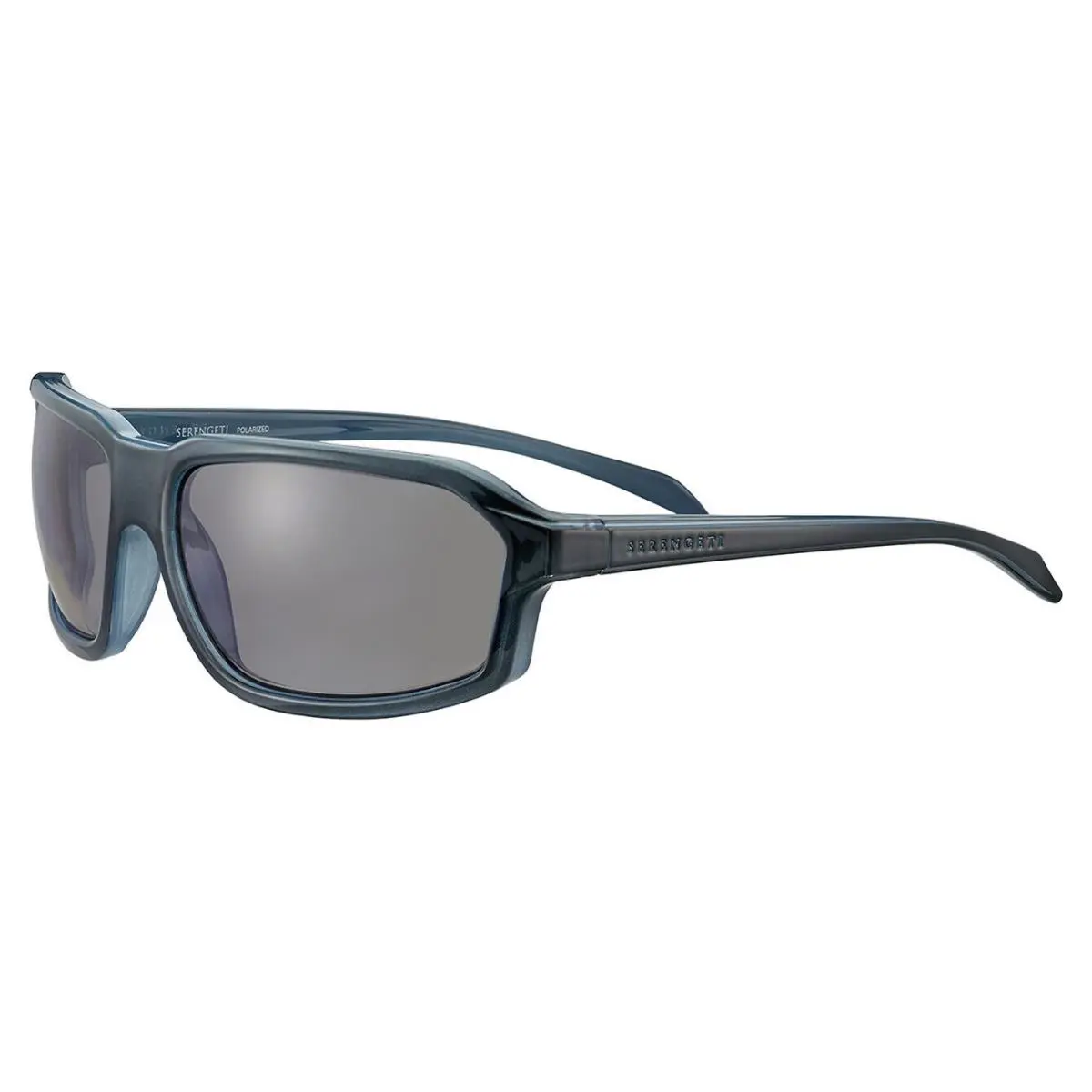 Serengeti Hext Sunglasses - Photochromic Polarized Lenses SS571005/ShinyDarkBlue/Smoke
