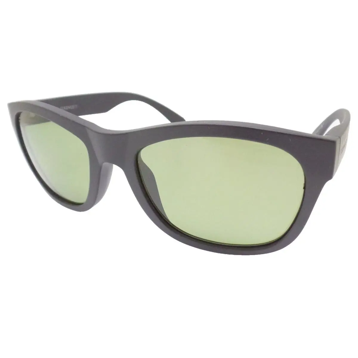 Sport Chandler Matte Black Spirit Green Sunglasses by Serengeti