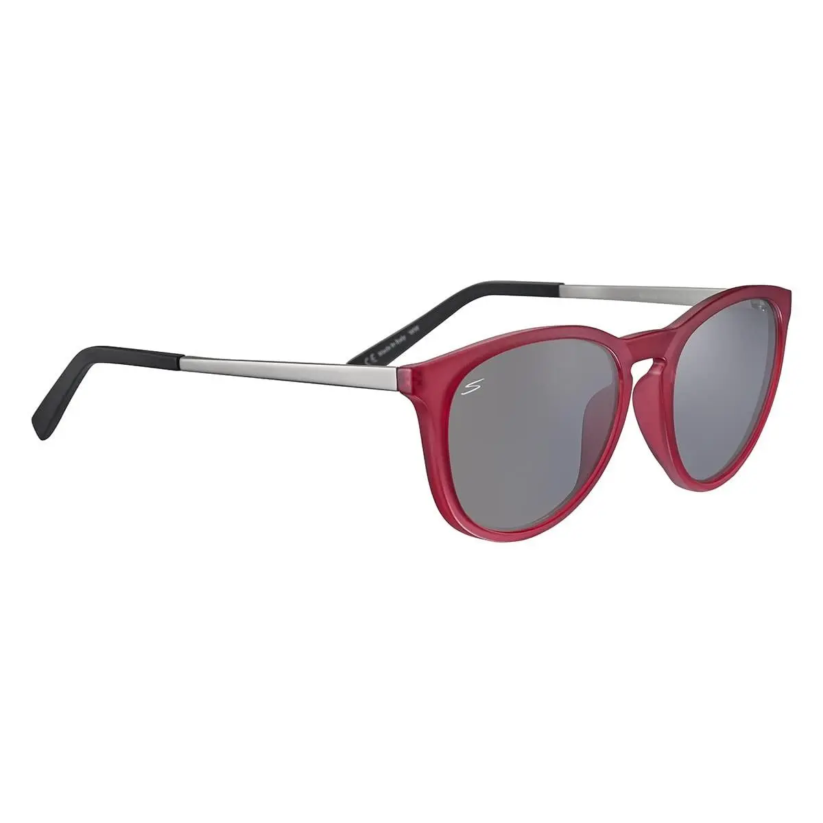 Serengeti Brawley Matte Crystal Pink - Saturn Polarized Smoke - Multi, Lens: Saturn Polarized Smoke Cat 2 To 3 B6, Lens Map: Grey