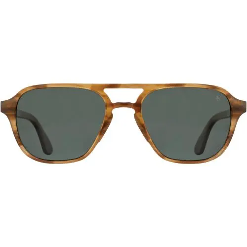 AO  Racer 55mm Sunglasses Honey Polarized by American Optical