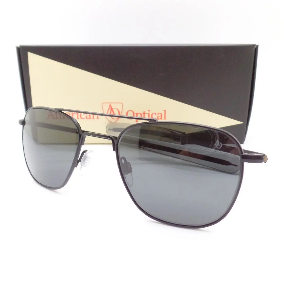 American Optical Original Pilot AO American Optical Pilot Black Grey Lens Option Sunglasses