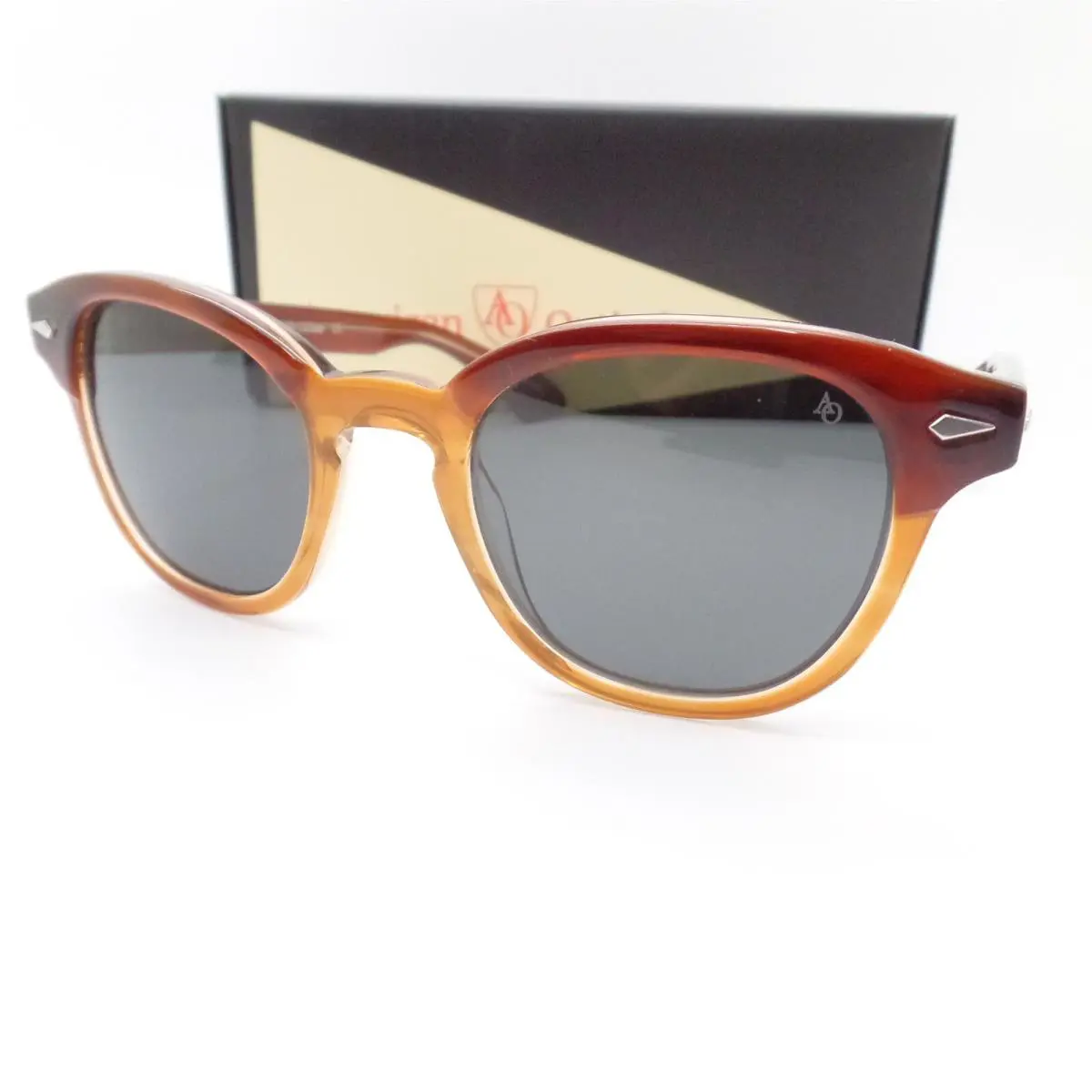 AO  Times 47mm Sunglasses Chestnut Polarized - Special Order by American Optical