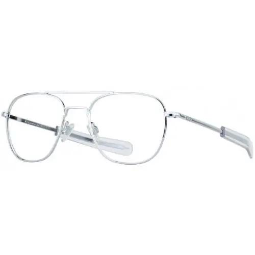 Original Pilot AO  Pilot Silver Green Lens Options Sunglasses 52/20/140 FRAME ONLY - NO LENSES by American Optical