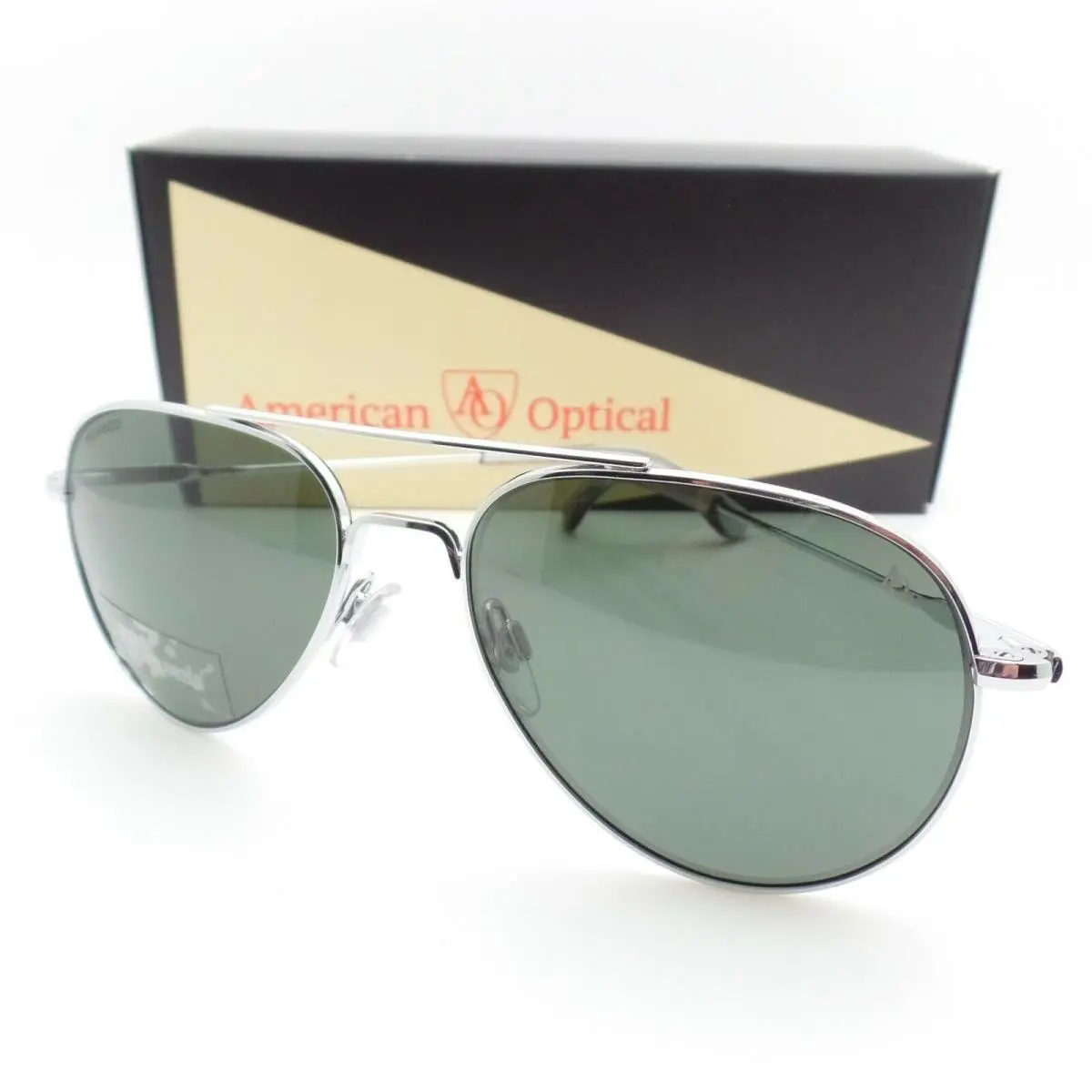 AO  General Silver Green Sunglasses Polarized or Frame Only by American Optical