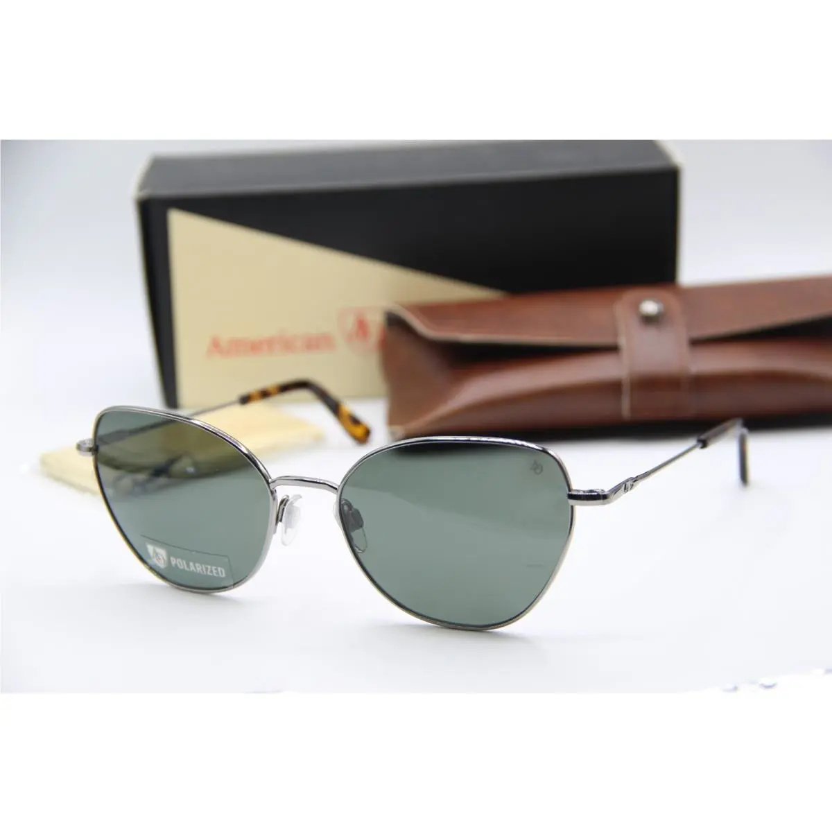 Whitney Gunmetal C2 Polarized Sunglasses 58-18 by American Optical