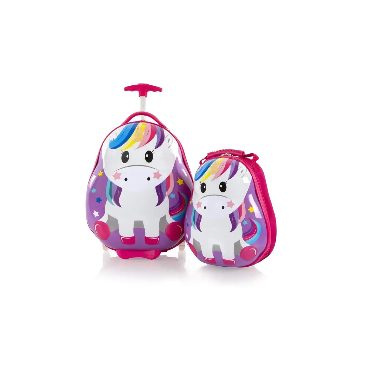 Kids` Travel Tots 8211 2pc. Kids Luggage Backpack Set Unicorn One Si by Heys